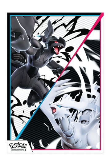 PREORDER Pokémon TCG Karmesin & Purpur: Schwarze Blitze & Weisse Flammen Poster Collection *Edición Alemán*