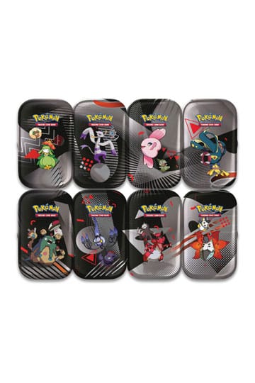 PREORDER Pokémon TCG Mini-Tins Karmesin & Purpur 10.5 Display (8) *Edición alemán*