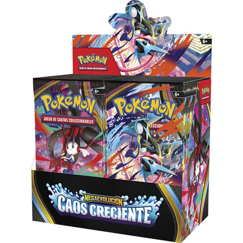 Pokémon TCG - Caja 36 sobres - Caos Creciente Español