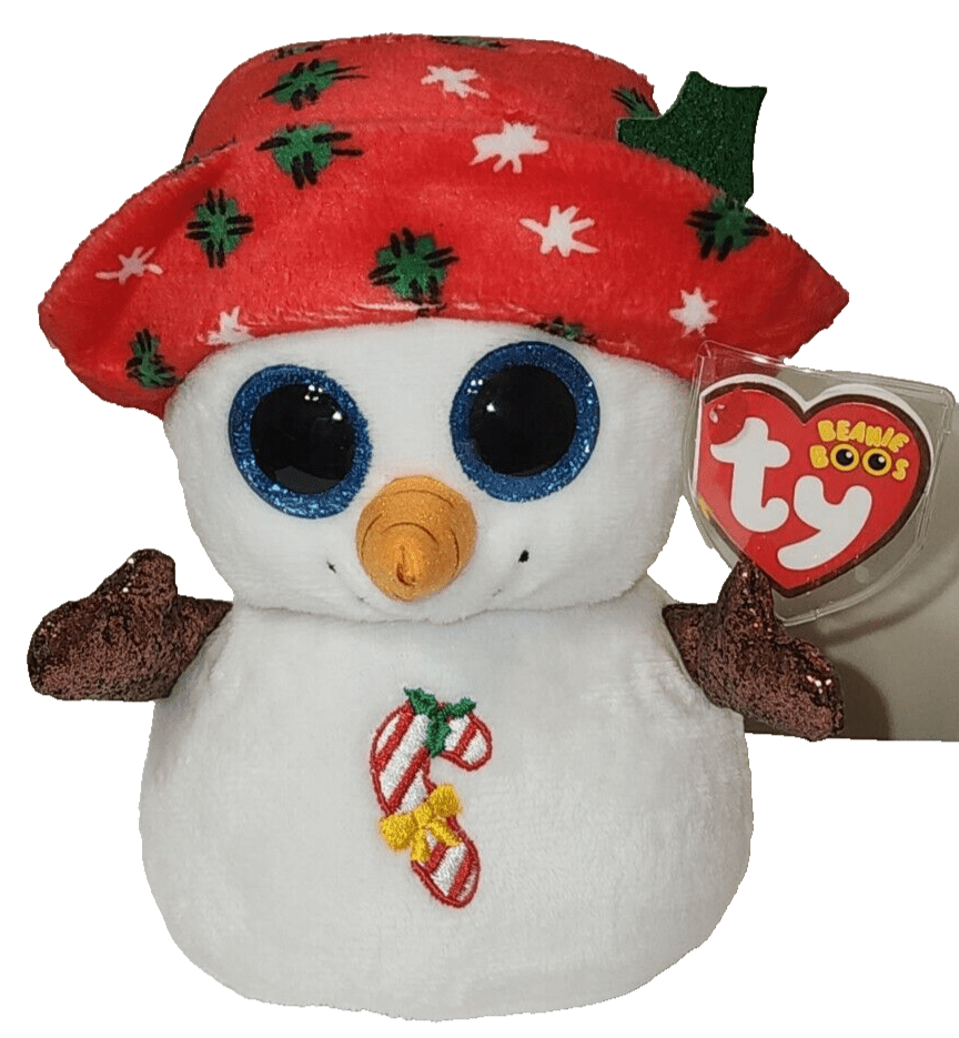 TY B.BELLIES - BRRRNIE SNOWMAN 8,5 Cms - Aiala Ocio