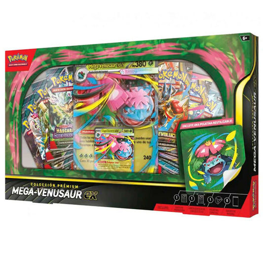 POKEMON TCG - CAJA COLECCIÓN MEGA PREMIUM - Mega Venusaur