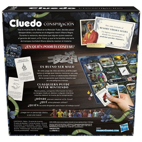 Cluedo Conspiración - Tablero - Aiala Ocio