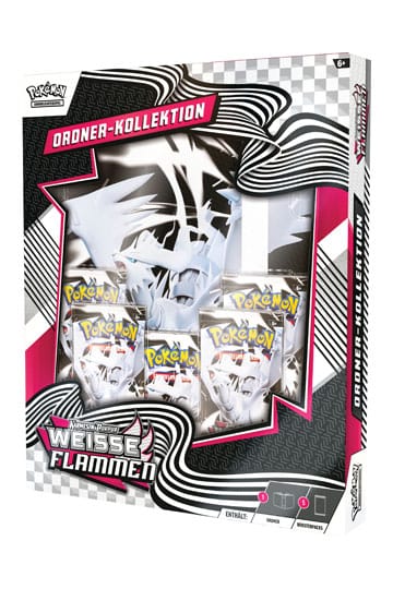PREORDER Pokémon TCG Karmesin & Purpur: Weisse Flammen Binder Collection *Edición Alemán*