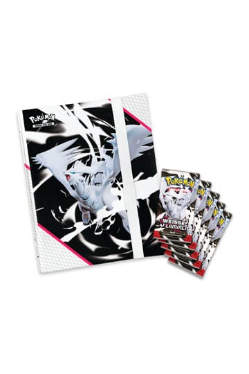 PREORDER Pokémon TCG Karmesin & Purpur: Weisse Flammen Binder Collection *Edición Alemán*