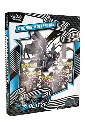 PREORDER Pokémon TCG Karmesin & Purpur: Schwarze Blitze Binder Collection *Edición Alemán*