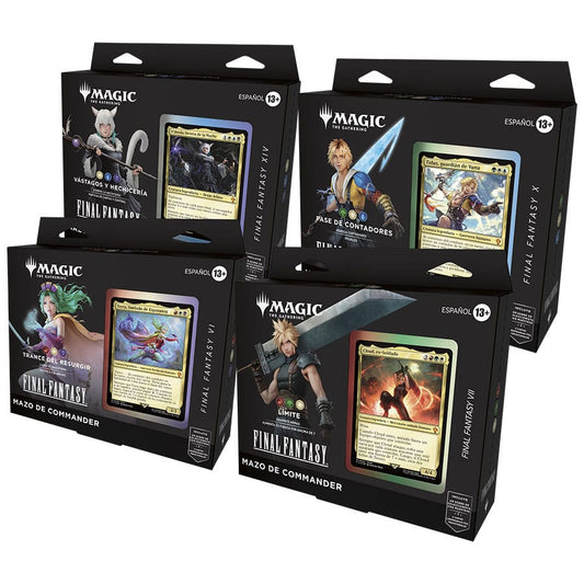 Magic the Gathering Final Fantasy Mazos de Commander Caja (4) castellano - Aiala Ocio