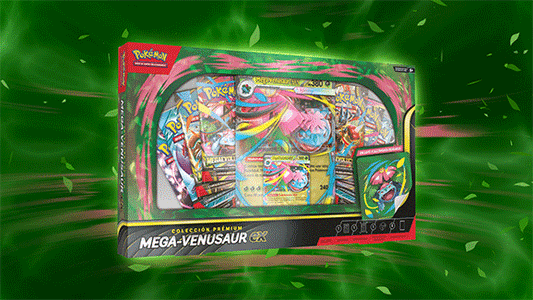 POKEMON TCG - CAJA COLECCIÓN MEGA PREMIUM - Mega Venusaur