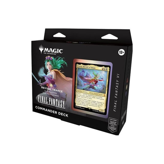 Magic the Gathering Final Fantasy Mazo de Commander Revival Trance Ingles
