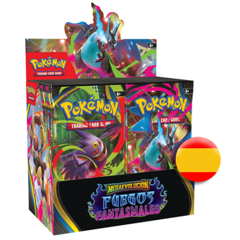 Pokémon TCG - Booster Box - MEGA EVOLUTION - PHANTOM FLAMES (SPANISH)