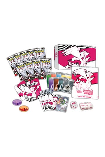 PREORDER Pokémon Karmesin & Purpur: Weisse Flammen Top Trainer Box *Edición Alemán* - Aiala Ocio