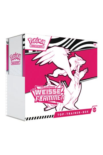 PREORDER Pokémon Karmesin & Purpur: Weisse Flammen Top Trainer Box *Edición Alemán* - Aiala Ocio
