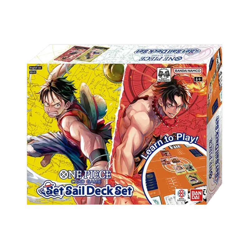 One Piece Set Sail Deck Set SD01 Luffy y Ace - Inglés