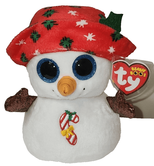 TY B.BELLIES - BRRRNIE SNOWMAN 8,5 Cms - Aiala Ocio