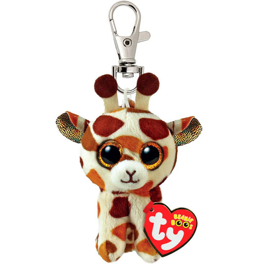Ty Beanie Boo Clip - Stilts Tan Giraffe - Aiala Ocio